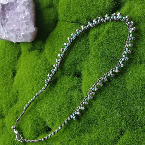 Bohemian Necklace, Turquoise Handcrafted by Rust Belt R… - Picture 5 of 15